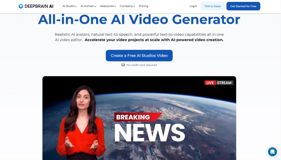 Deepbrain AI: professional-quality videos creation platform