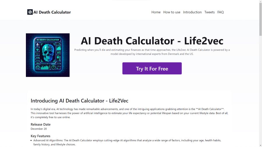 AI Death Calculator