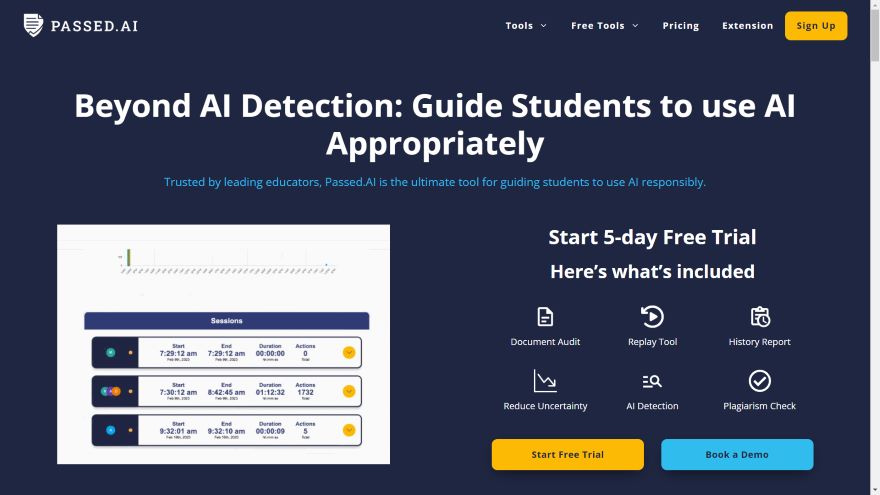 Authentic Learning : AI Detection, Writing Visualization